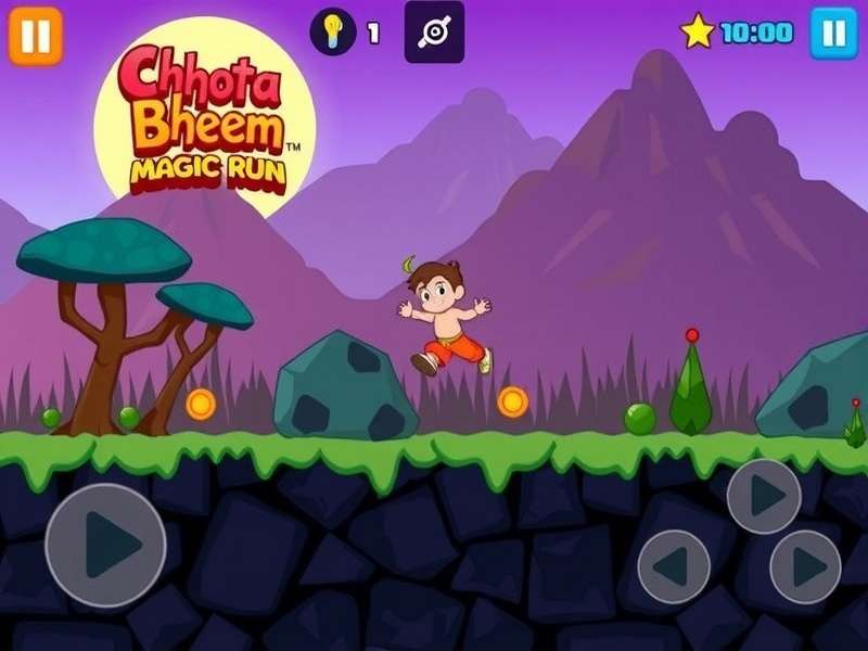 Chhota Bheem Magic Run Game Screenshot